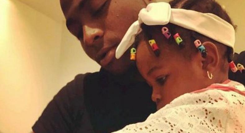 Davido and daughter