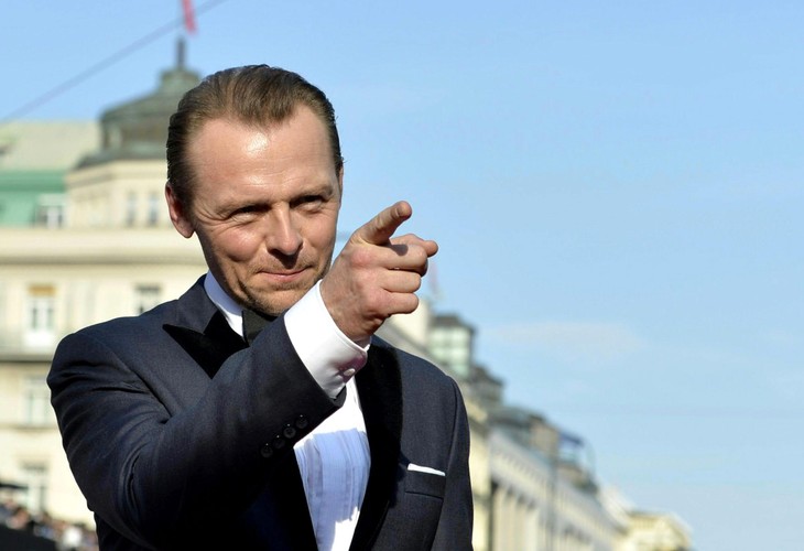Simon Pegg na premierze 'Rogue Nation' w Wiedniu