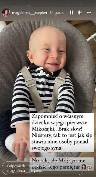 Magdalena Stępień pokazała syna