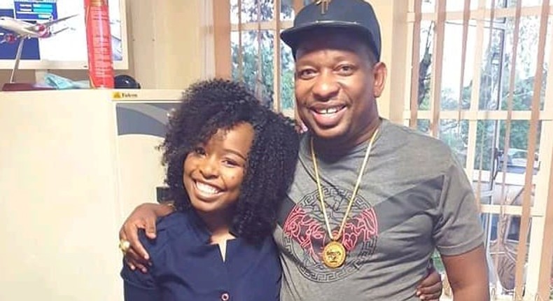 Saumu Mbuvi with her dad Governor Mike Sonko. Saumu Mbuvi’s first reaction after Dad’s arrest