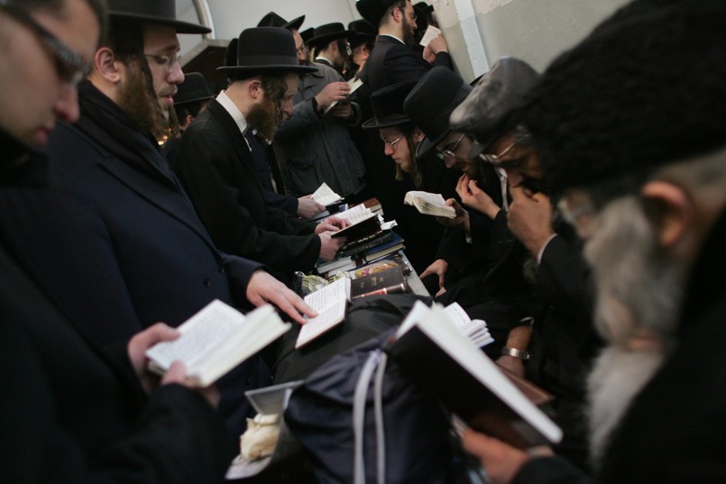 Chasydzi w Leżajsku