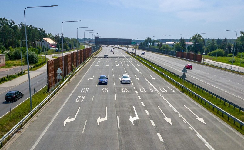 Węzeł Lubelska w ciągu drogi ekspresowej S2 i S17