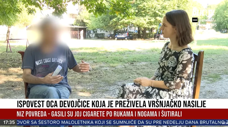 Otac čija je ćerka zlostavljana u parku na novom Beogradu - gostovanje na  "BlicTV"