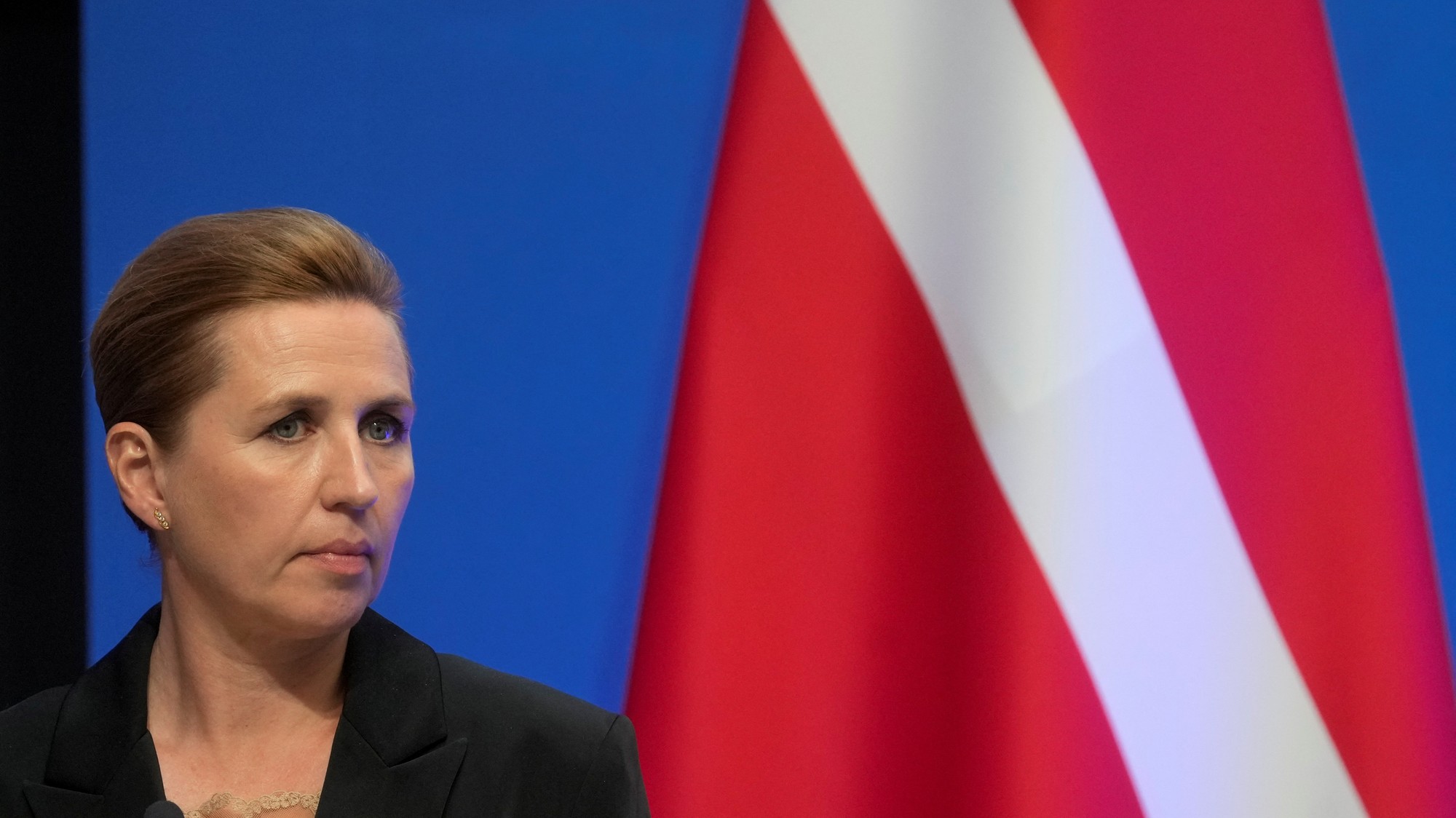Dánska premiérka Mette Frederiksenová na summite NATO v Litve.