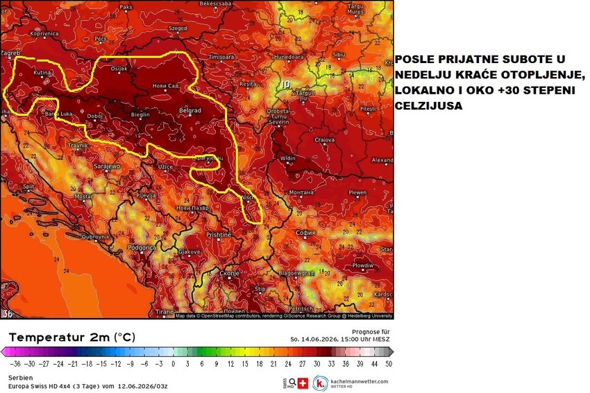 Prognoza vremena - mape