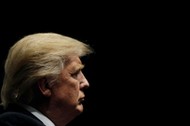 U.S. President-elect Donald Trump speaks at a Thank You USA tour rally in Grand Rapids