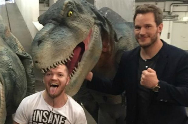 Sylwester Wardęga i Chris Pratt