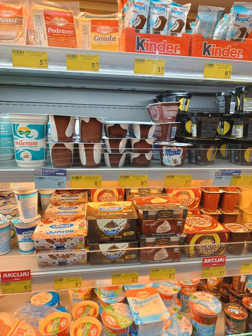 W ofercie chorwackiego marketu m.in. Monte.