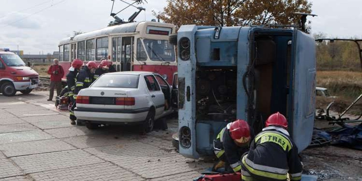 Straż pożarna na ćwiczeniach