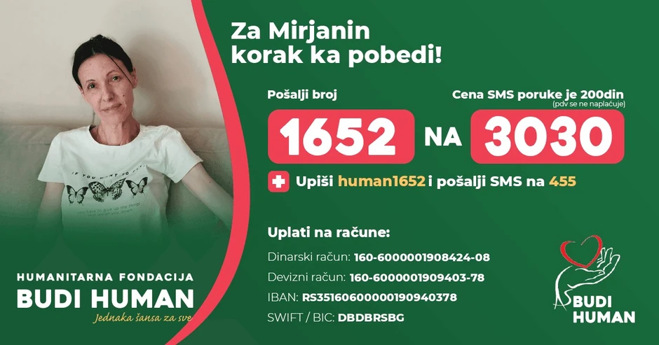 Mirjana se nada da će uspeti da ode u Moskvu na vreme