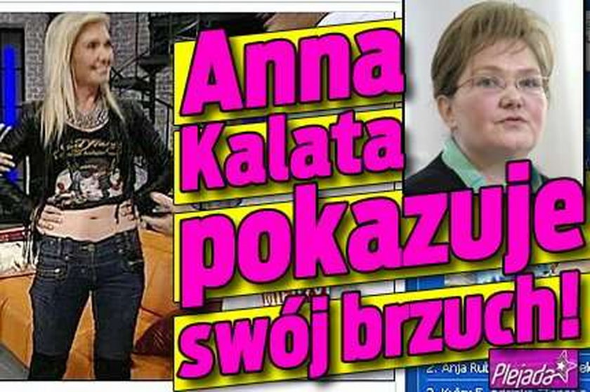 Anna Kalata pokazuje brzuch!