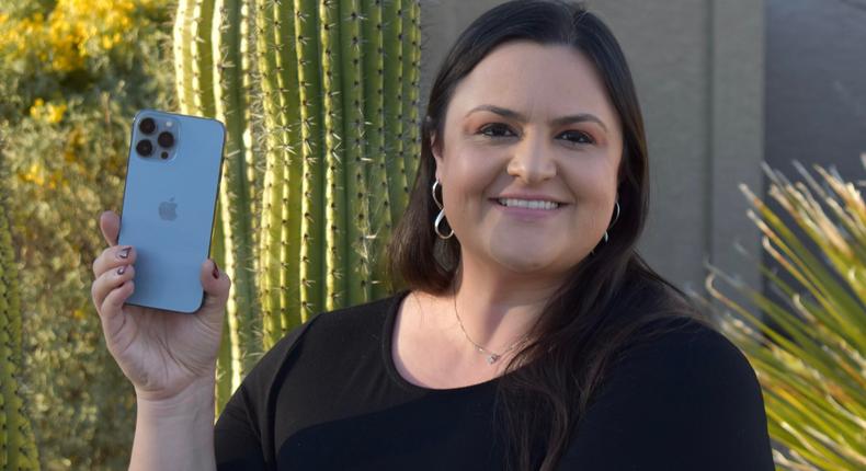 Asonta Benetti went for the iPhone 13 Pro Max as it was the closest in size to her LG Stylo 5.