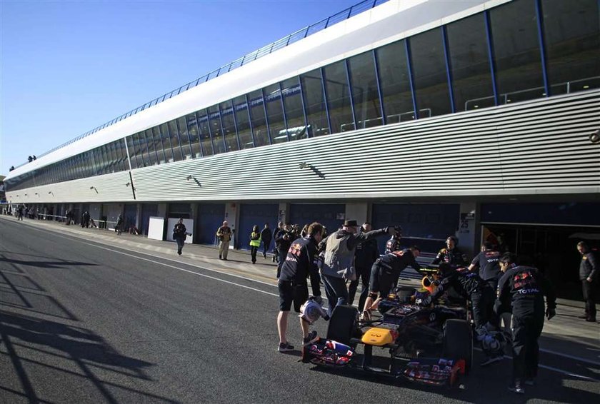 Sesja treningowa F1 w Jerez