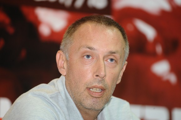 Trener Crvene zvezde Milan Tomić