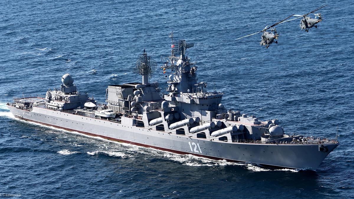 Rosyjski krążownik Moskwa