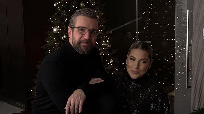 Michal Navara a bývalá slovenská tenistka Dominika Cibulková.