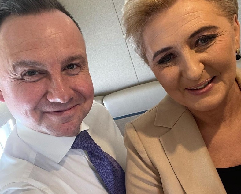 Andrzej Duda i Agata Kornhauser-Duda