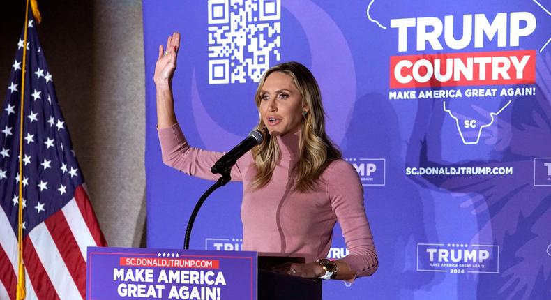 Lara Trump was elected cochair of the Republican National Committee in March 2024. The former TV-news producer is married to former President Donald Trump's son, Eric.Timothy A. Clary/AFP via Getty Images