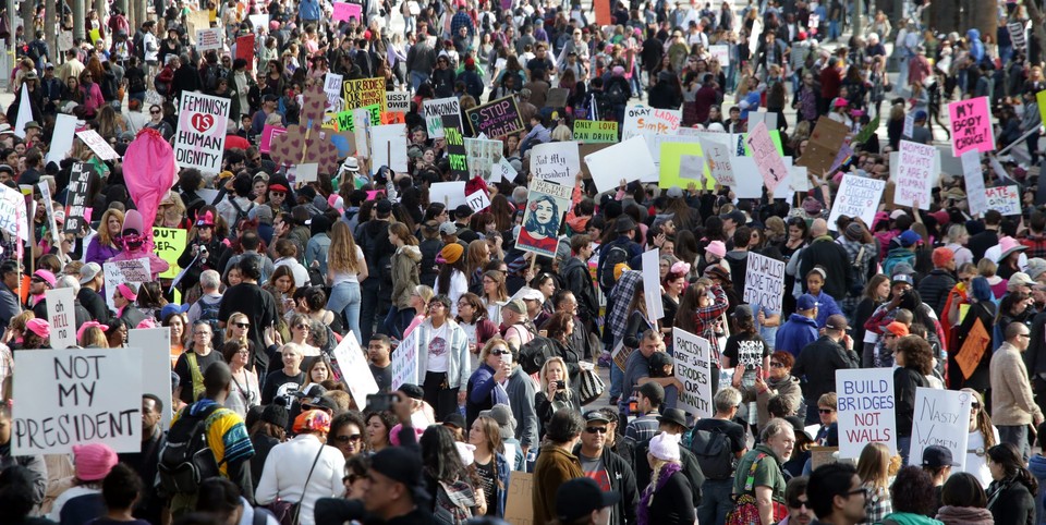 USA WOMAN'S MARCH (Woman's March protest against US President Donald Trump)