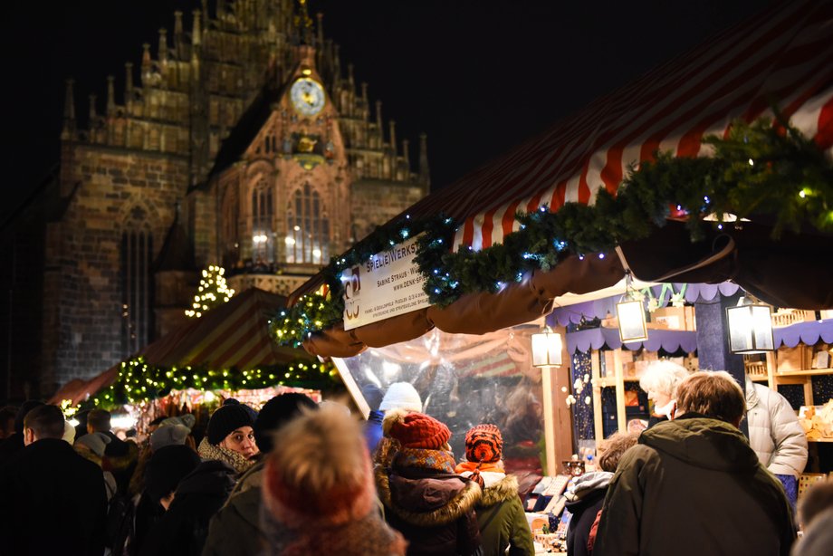 Christkindlesmarkt - jarmark bozonarodzeniowy w Norymberdze 