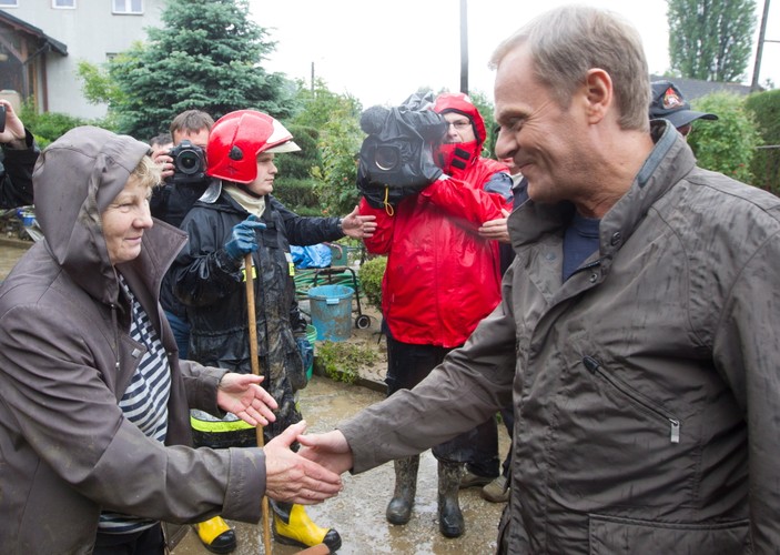 Tusk w Głuchołazach