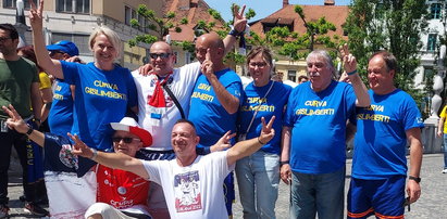 Kibice z Kędzierzyna opanowali Lublanę! Gorąco w stolicy Słowenii przed meczem!