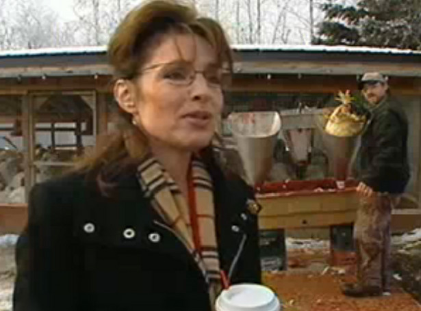 Podczas wywiadu z Palin ścinali łby indykom