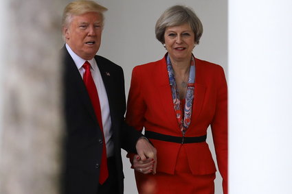 May ramię w ramię z Trumpem. "Nasze kraje łączy specjalna relacja"
