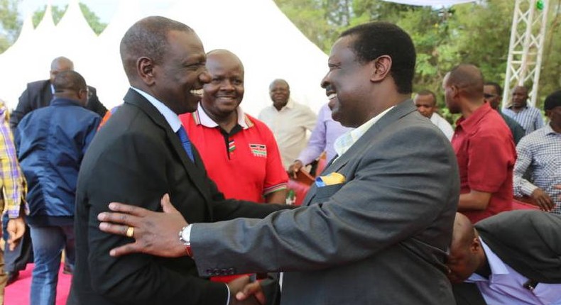 Musalia Mudavadi with DP Ruto