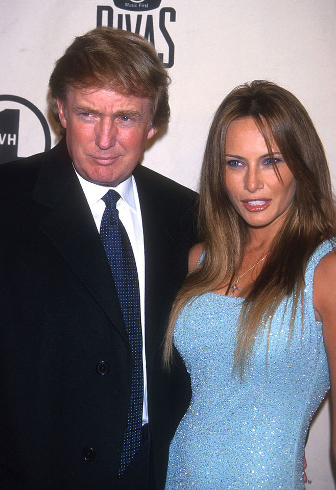 Donald i Melania w 1999 roku