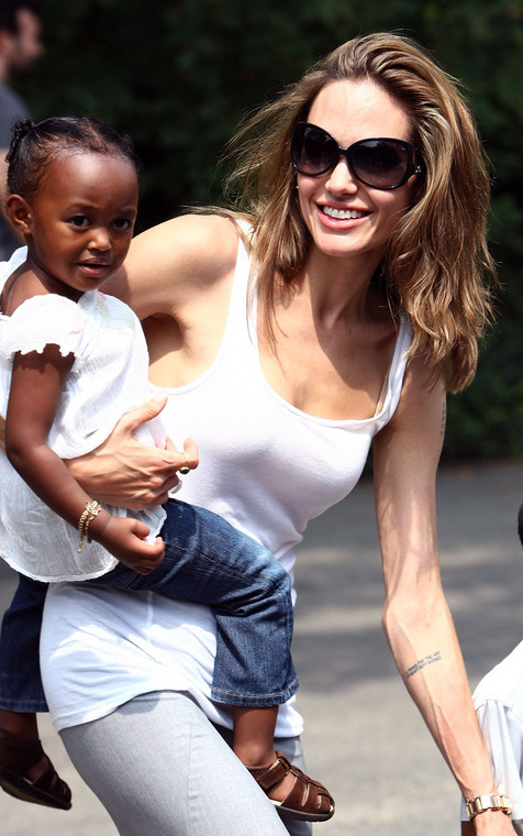 Angelina Jolie i dwuletnia Zahara