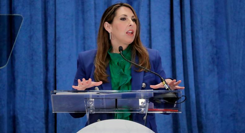 Former Republican National Committee chair Ronna McDaniel.AP Photo/Michael Wyke