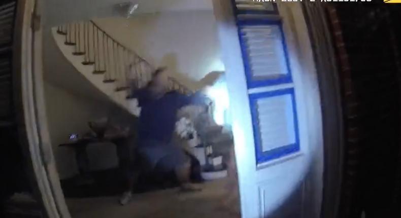 Police body cam footage shows the moment a man attacked Paul Pelosi in his San Francisco home in October 2022.@BigadShaban / Twitter