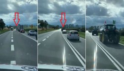 Karetka na sygnale z dzieckiem blokowana przez rolników? Ratownicy pokazali wideo