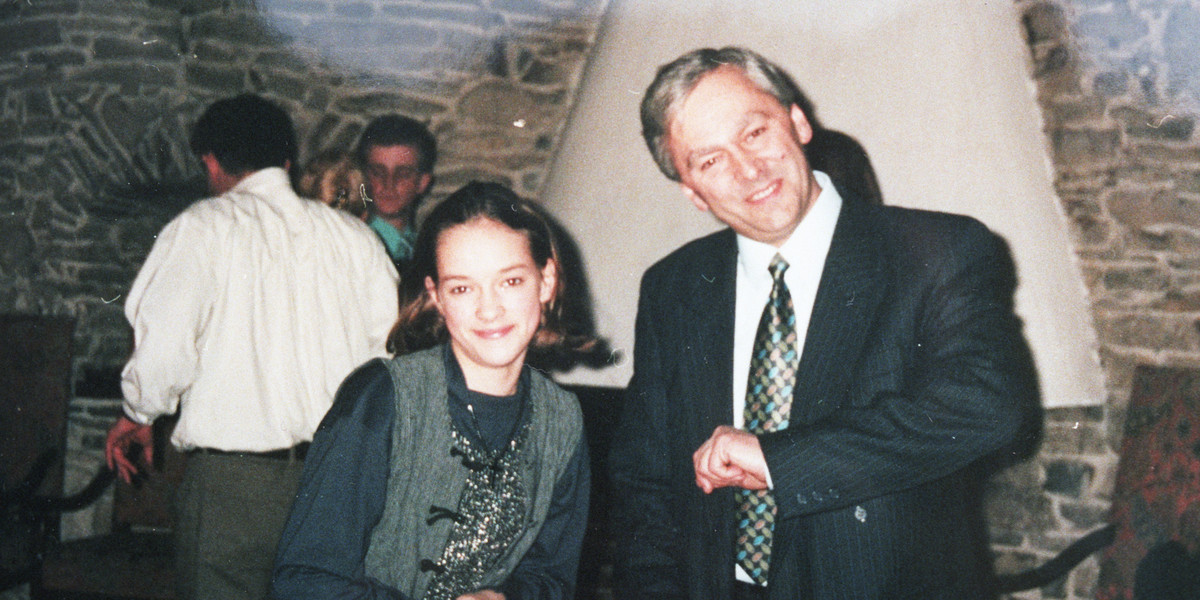Alicja Bachleda-Curuś z ojcem Tadeuszem.