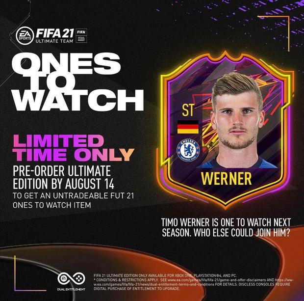 FIFA 21: Kto otrzyma kartę Ones To Watch?