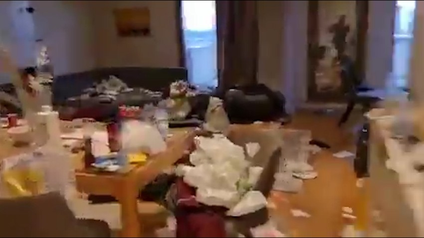 Demoliran stan, ilustracija