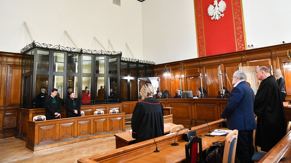 Sala rozpraw podczas ogłoszenia wyroku w sprawie zabójstwa Pawła Adarmowicza