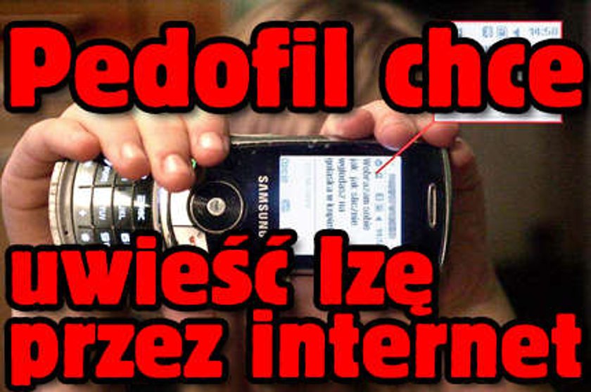 Pedofil chce uwieść Izę przez internet