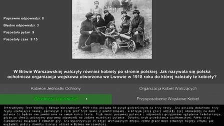 Interaktywny Test o Bitwie Warszawskiej 1920 roku