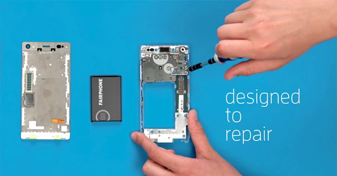 Fairphone tworzy smartfony o modułowej budowie, które łatwo samemu naprawić i gwarantuje 5 lat aktualizacji oprogramowania.