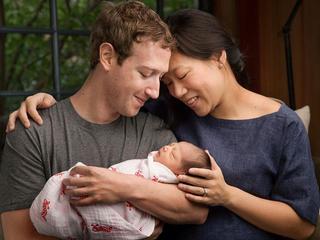 Mark Zuckerberg, Priscilla Chan i ich malutka córka Max
