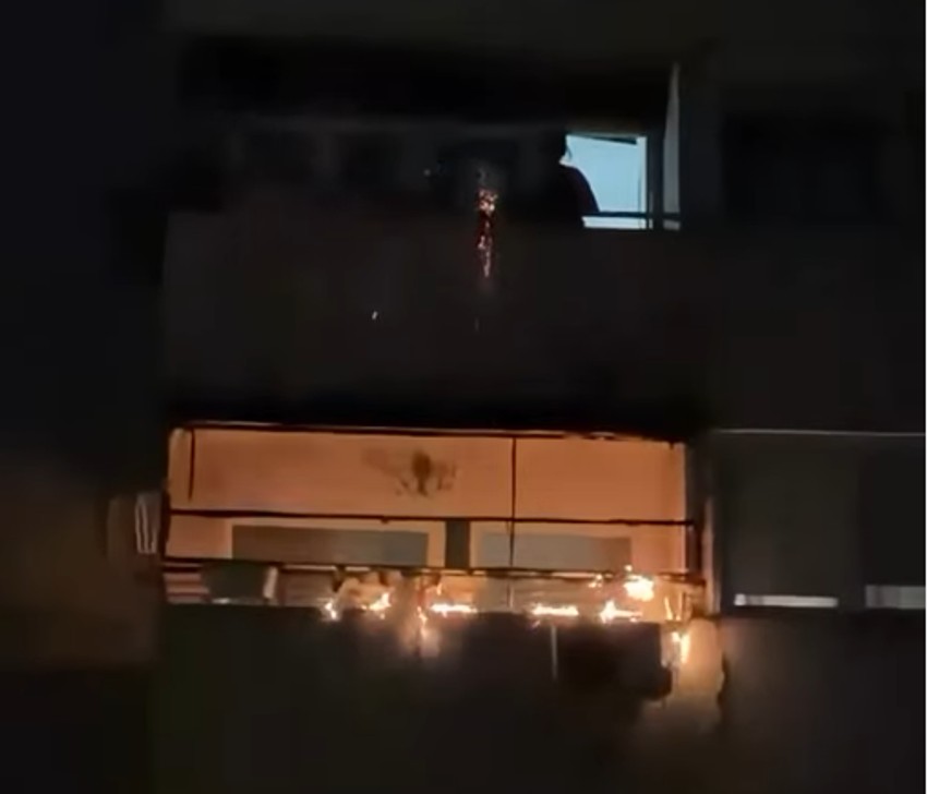 Požar na Novom Beogradu