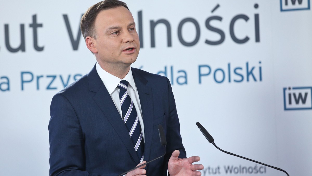 WARSZAWA KAMPANIA WYBORCZA ANDRZEJ DUDA