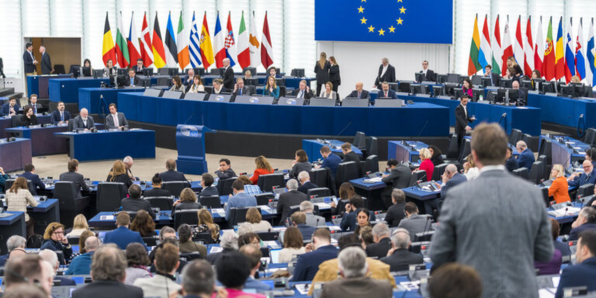 Sesja plenarna Parlamentu Europejskiego