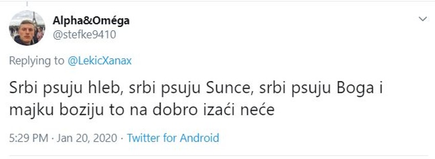 Neprijatna situacija je neizbežna