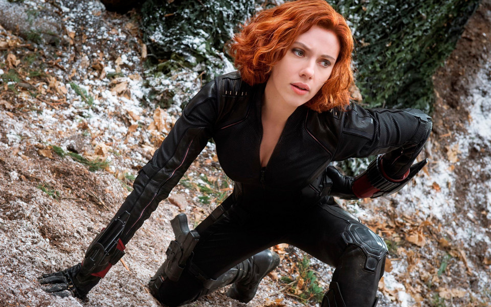 Scarlett Johansson w filmie "Avengers: Czas Ultrona"