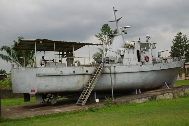 The war ship at the National war museum, Umiahia [Abialive] 