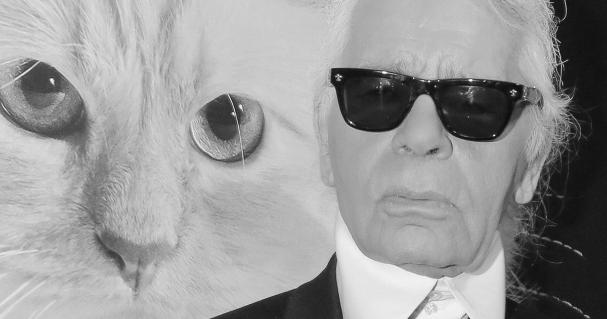 Karl Lagerfeld - jego kotka 