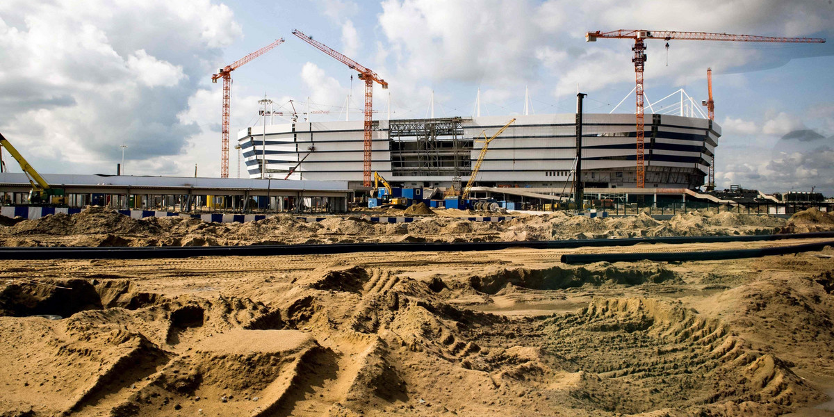 Kaliningrad stadion budowa Rosja mundial
